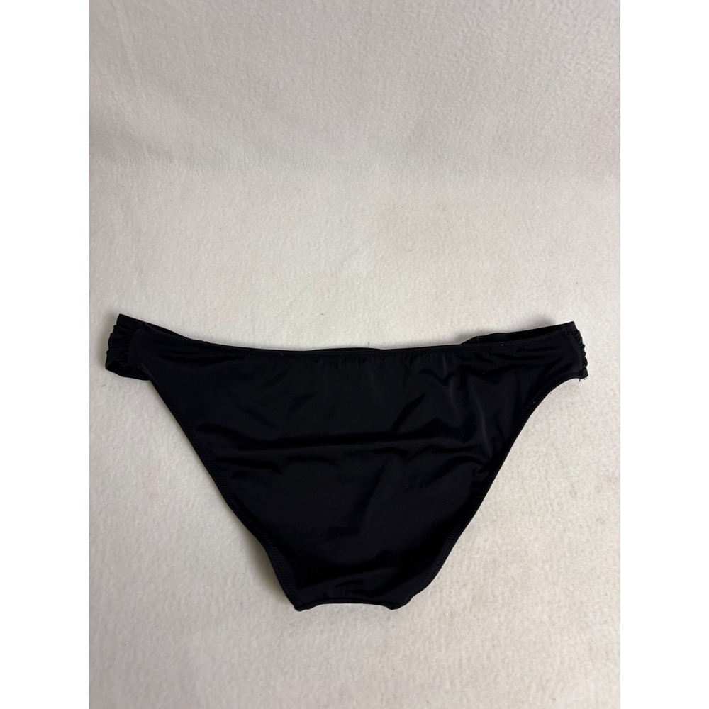 Classic Minimalist Victoria's Secret Women M Black The Knockout Bikini Bottoms